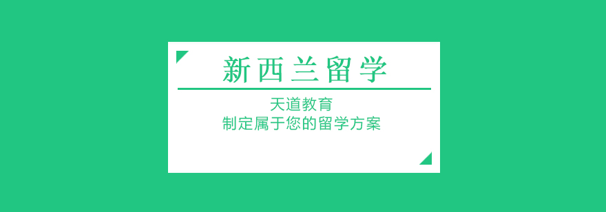 新西蘭留學申請方案