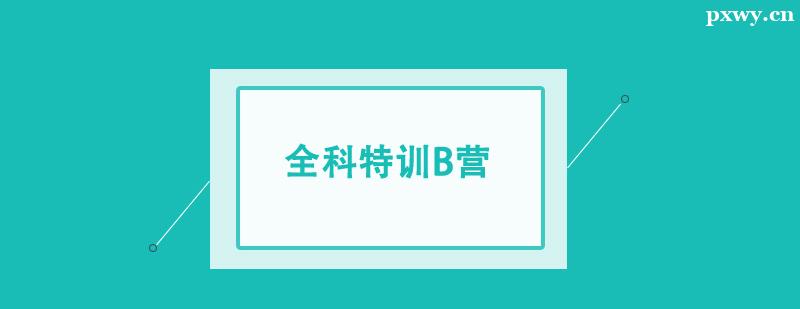 考研全科特訓B營