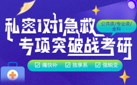 一對一考研精品課程培訓