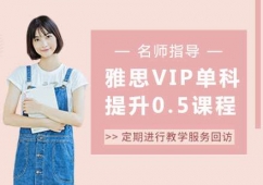 南京雅思VIP單科提升0.5課程
