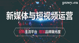 珠海新媒體與短視頻運營課程培訓班
